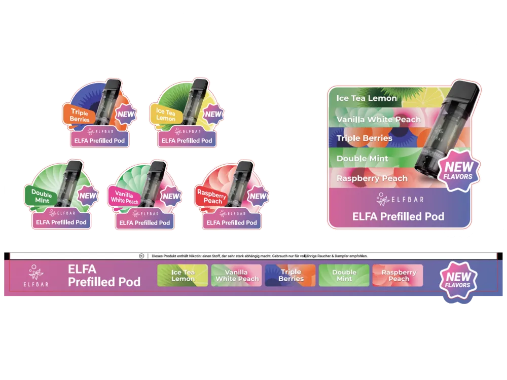 ELFA neue Sorten - Marketing-Set - McVapes