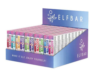 ELFBAR 800 Leer-Display 1 Ebene (für 100 Stück) - McVapes
