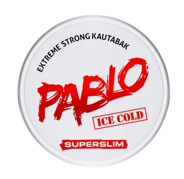 10x Pablo - Superslim Ice Cold 3.0 - Extreme Strong Chewing Bags