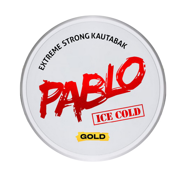 10x Pablo - Gold Ice Cold 3.0 - Extreme Strong Chewing Bags