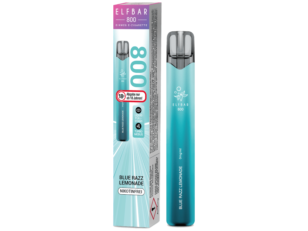 Elfbar800 - 0% Nikotin / 10 Stück - McVapes
