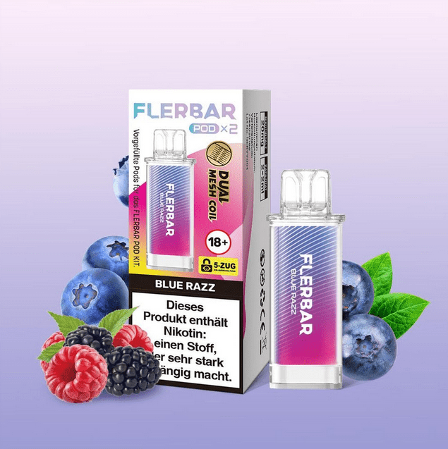 Flerbar Pods (2 Stück pro Packung) - Mehrweg Pod System - 10 Packungen - McVapes