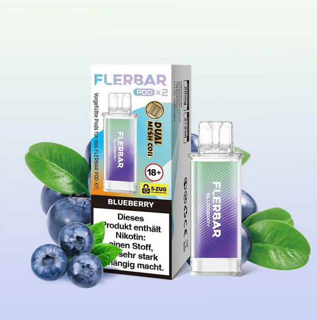 Flerbar Pods (2 Stück pro Packung) - Mehrweg Pod System - 10 Packungen - McVapes
