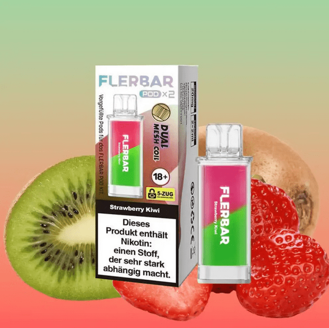 Flerbar Pods (2 Stück pro Packung) - Mehrweg Pod System - 10 Packungen - McVapes