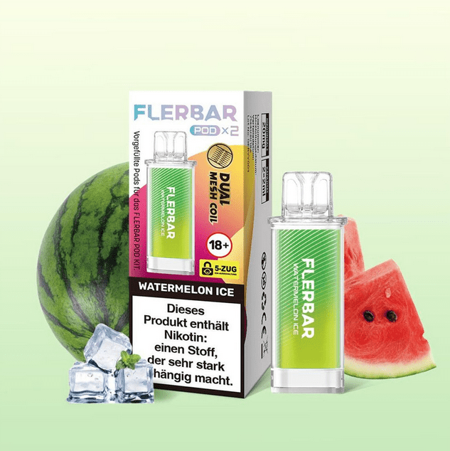 Flerbar Pods (2 Stück pro Packung) - Mehrweg Pod System - 10 Packungen - McVapes