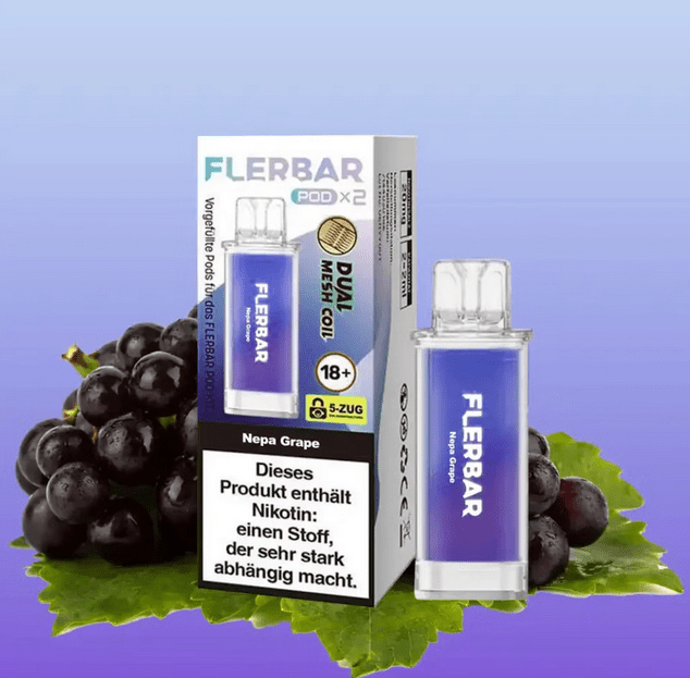 Flerbar Pods (2 Stück pro Packung) - Mehrweg Pod System - 10 Packungen - McVapes