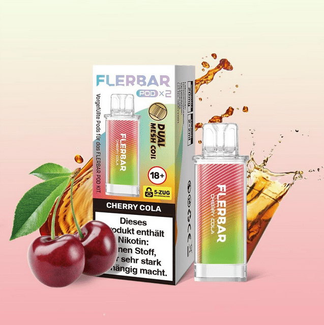 Flerbar Pods (2 Stück pro Packung) - Mehrweg Pod System - 10 Packungen - McVapes