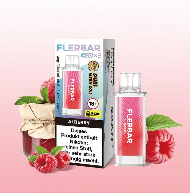 Flerbar Pods (2 Stück pro Packung) - Mehrweg Pod System - 10 Packungen - McVapes