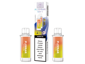 Flerbar Pods (2 Stück pro Packung) - Mehrweg Pod System - 10 Packungen - McVapes