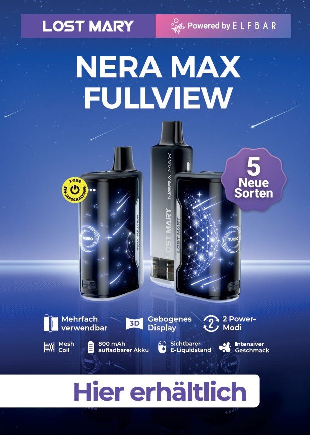 Gratis A4-Motiv inkl. Theken-Aufsteller - McVapes