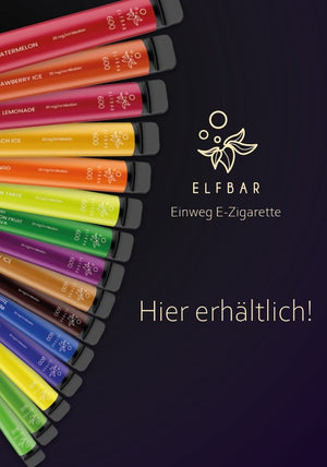 Gratis A4-Motiv inkl. Theken-Aufsteller - McVapes