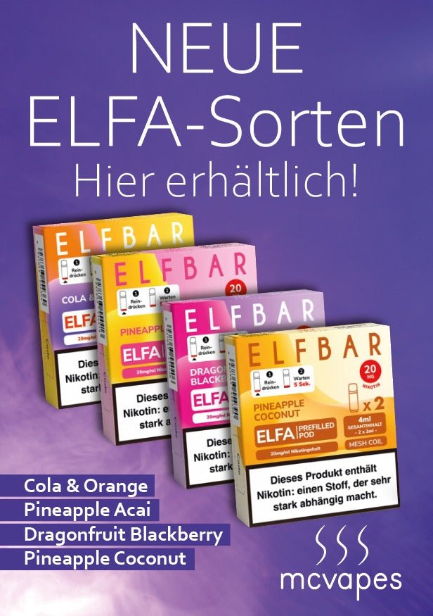 Gratis A4-Motiv inkl. Theken-Aufsteller - McVapes
