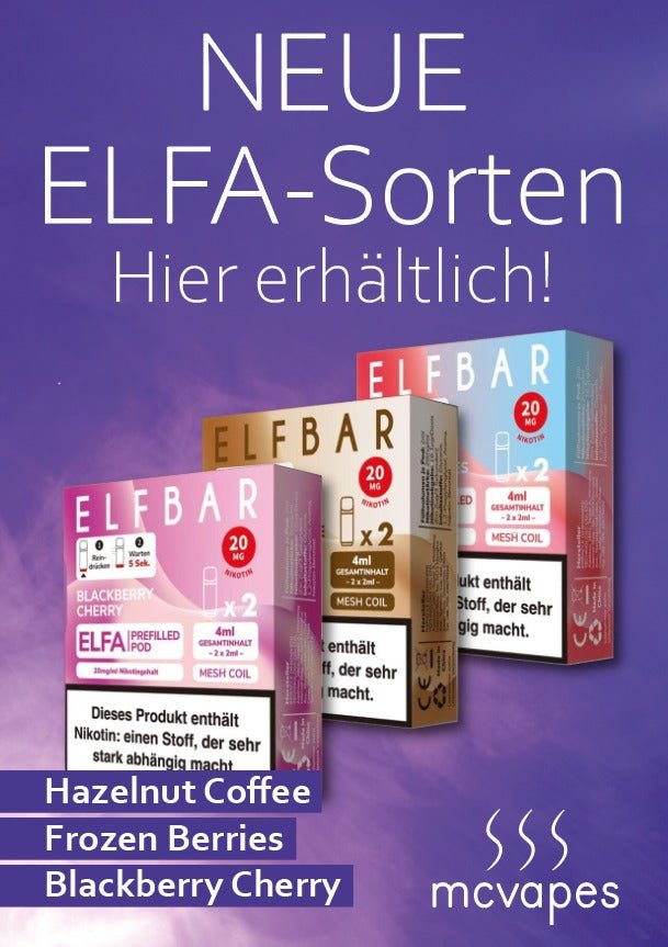 Gratis A4-Motiv inkl. Theken-Aufsteller - McVapes
