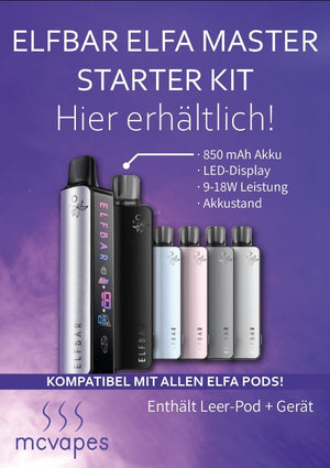 Gratis A4-Motiv inkl. Theken-Aufsteller - McVapes