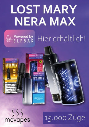 Gratis A4-Motiv inkl. Theken-Aufsteller - McVapes