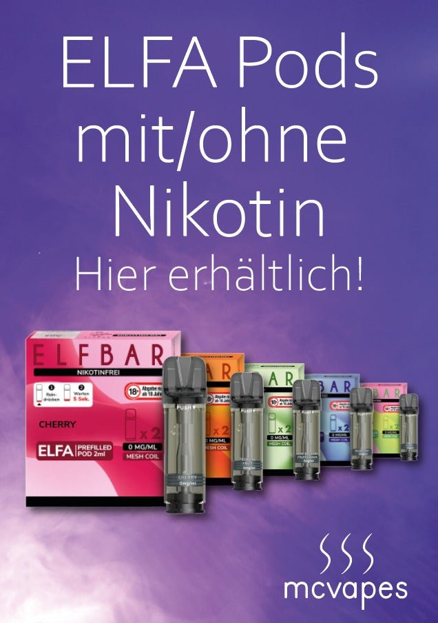 Gratis A4-Motiv inkl. Theken-Aufsteller - McVapes