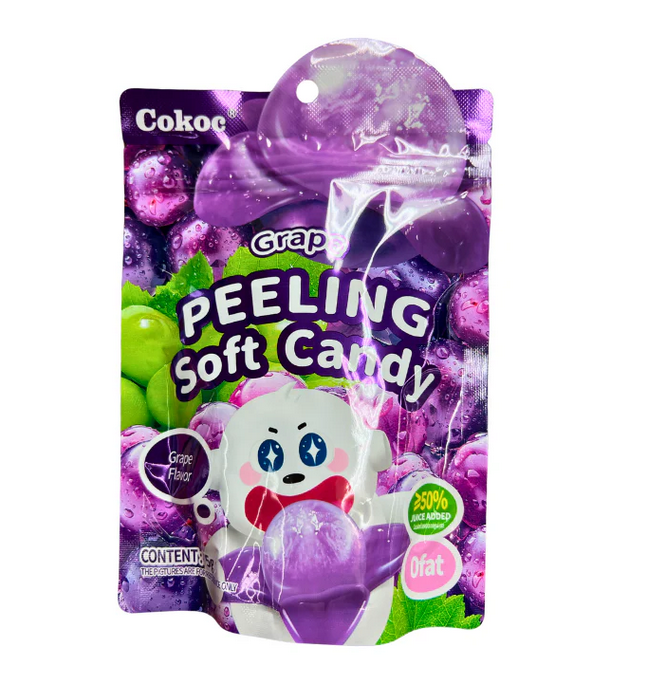 50x  Cokoc Peeling Soft Candy Grape 75g