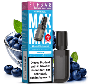 [HINWEIS LESEN] 10x ELFBAR MAX Pod 20 mg Nikotingehalt - McVapes