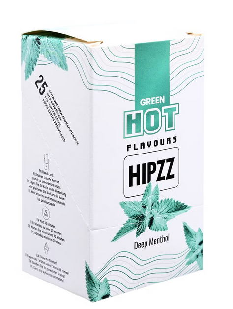 25x Hipzz for Heets Aroma Karte Deep Menthol