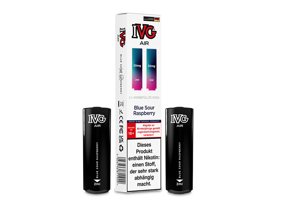 10x IVG Air 4in1 Pods - 2er Pack - 10% Akkuträger Gratis