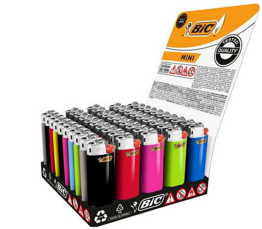 BIC J25 Mini Feuerzeug (50er Tray Mix)
