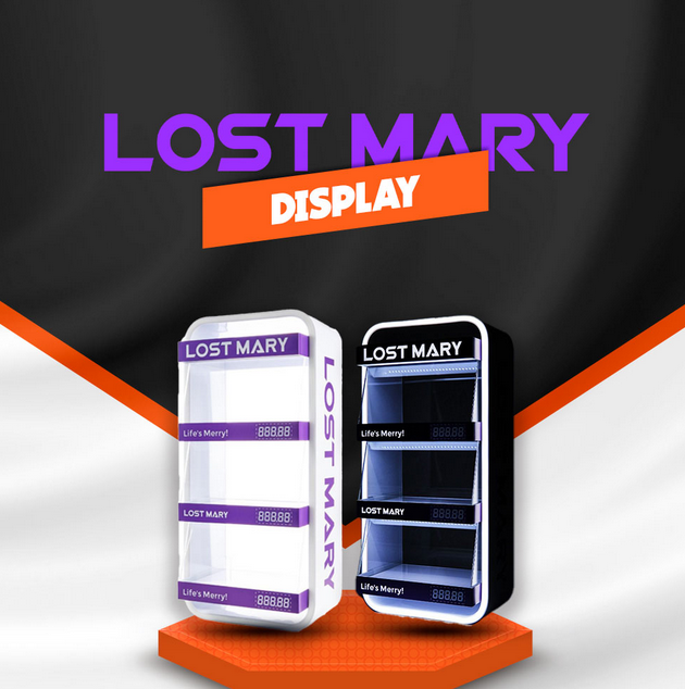 Lost Mary Display Aufsteller mit LED-Beleuchtung - Gratis ab 1500€ netto
