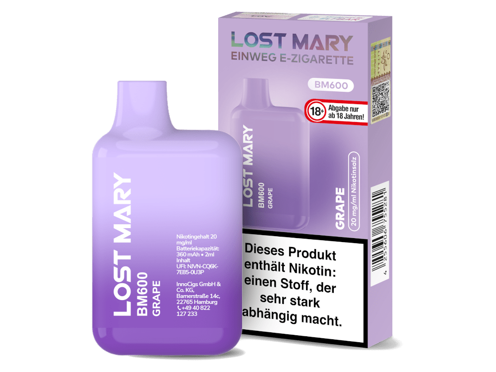 Lost Mary BM600 - 2% Nikotin / 10 Stück - McVapes