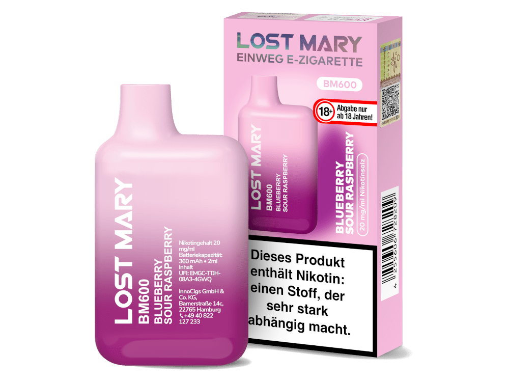 Lost Mary BM600 - 2% Nikotin / 10 Stück - McVapes