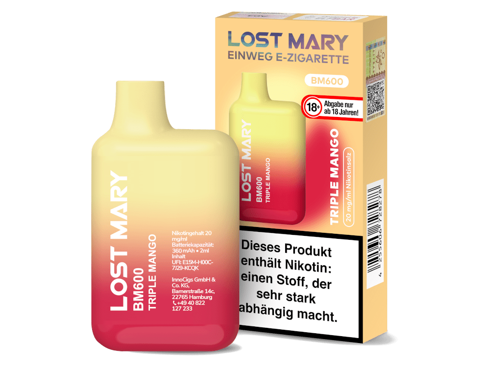 Lost Mary BM600 - 2% Nikotin / 10 Stück - McVapes