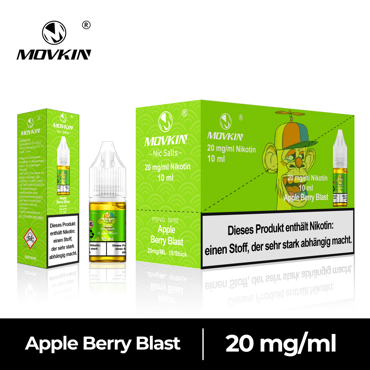 Movkin Liquid 20 mg/ml - 10 Stück - McVapes