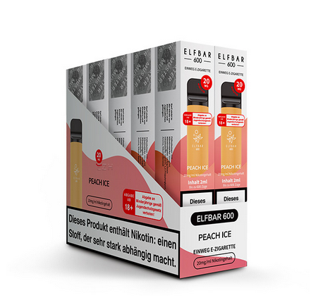 Elfbar 600 - 0% Nikotin / 10 Stck McVapes Elfbar 600 - 0% Nikotin / 10 Stck McVapes