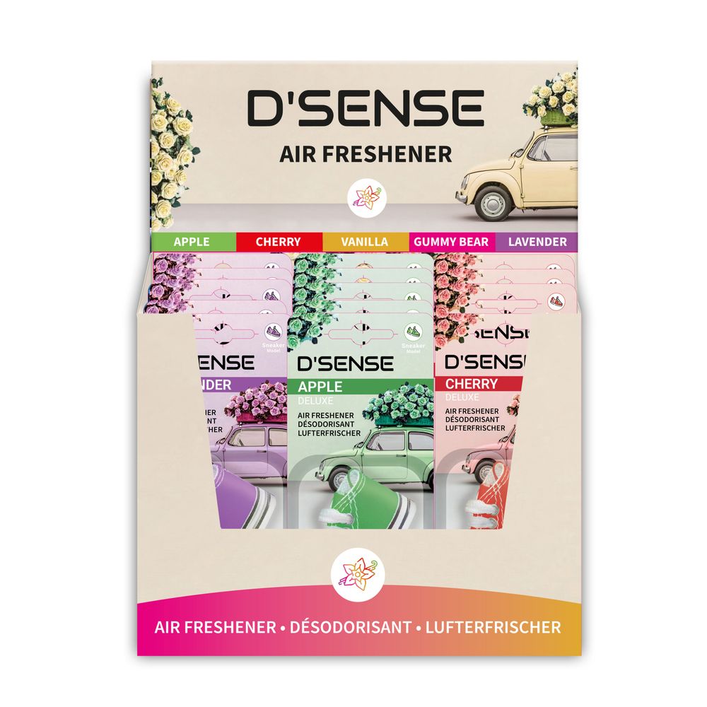 Premium D’Sense Lufterfrischer Sneaker 15er Display - McVapes