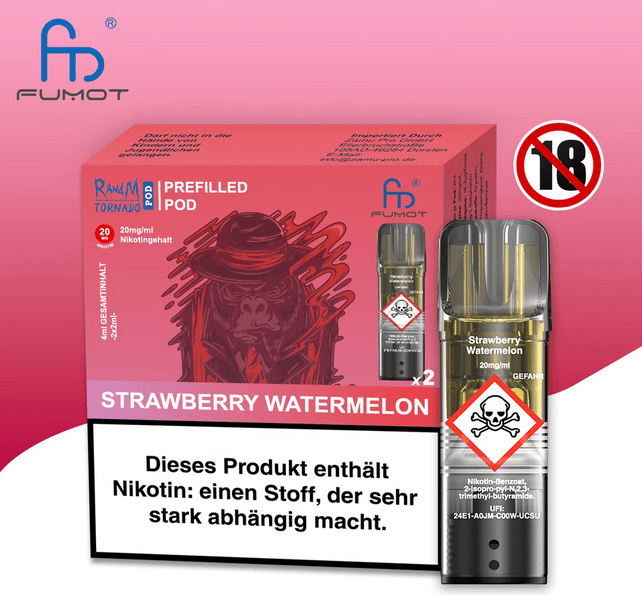 RandM Tornado Pod - 2% Nikotin / (2 Stück pro Packung) - McVapes