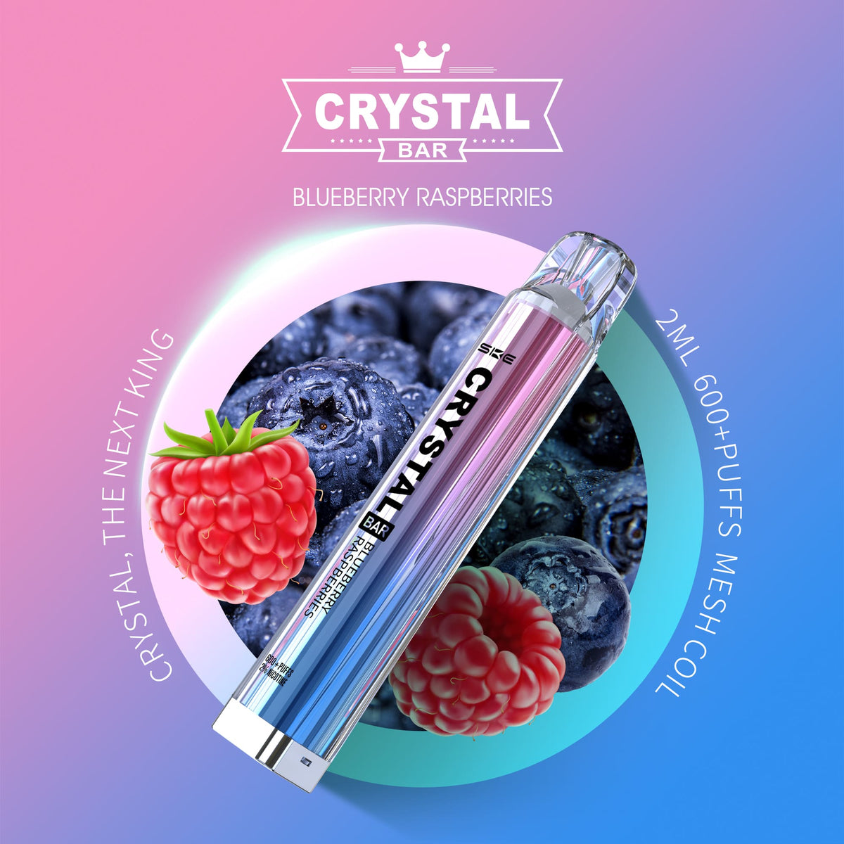 SKE Crystal Bar 600 - 2% Nikotin / 10 Stück - McVapes