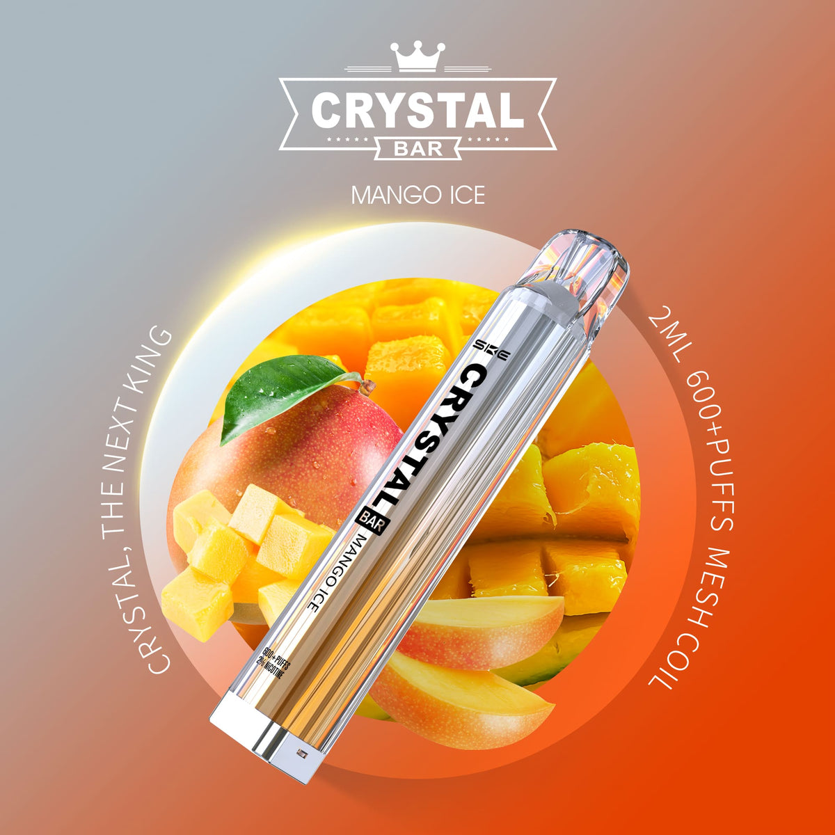 SKE Crystal Bar 600 - 2% Nikotin / 10 Stück - McVapes