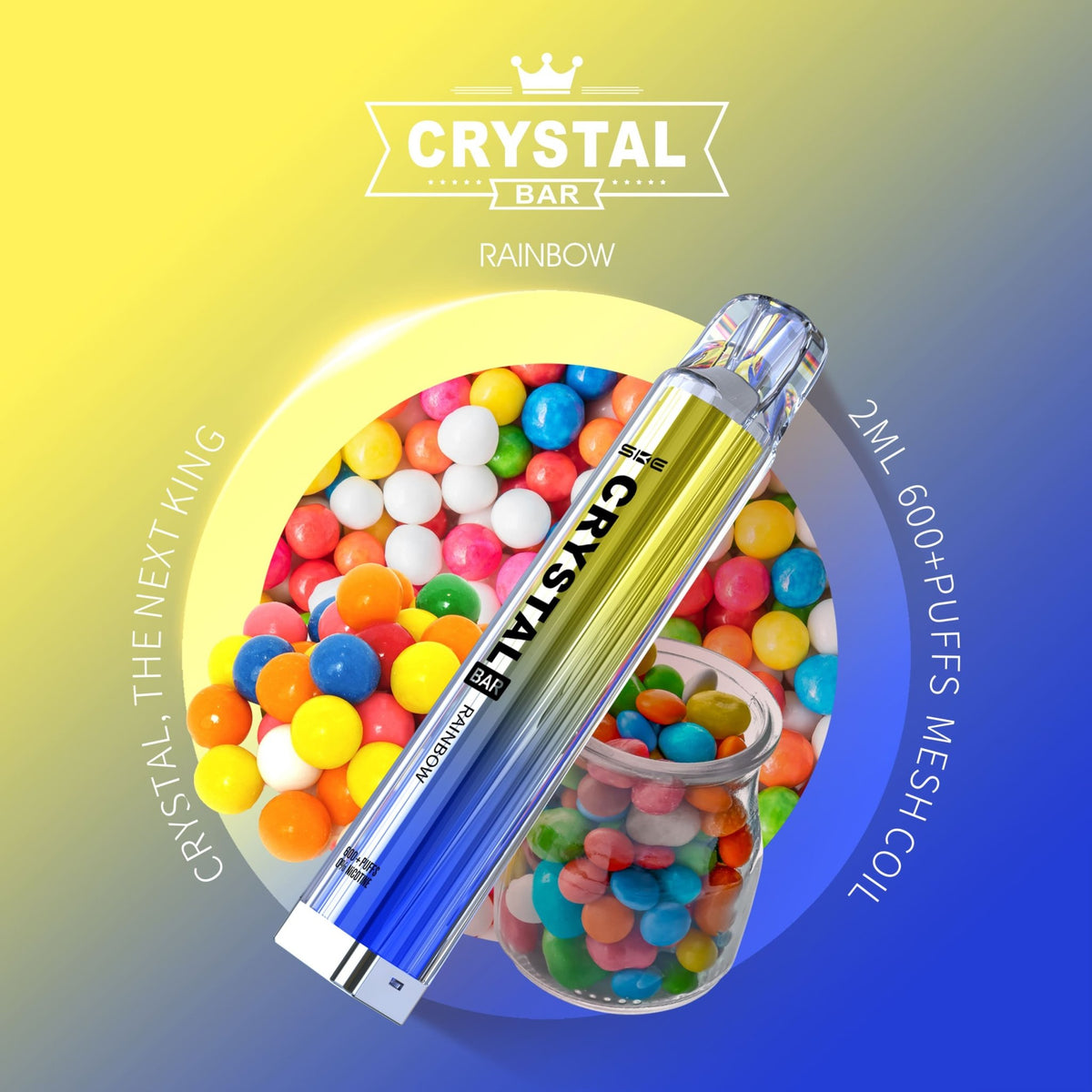 SKE Crystal Bar 600 - 2% Nikotin / 10 Stück - McVapes