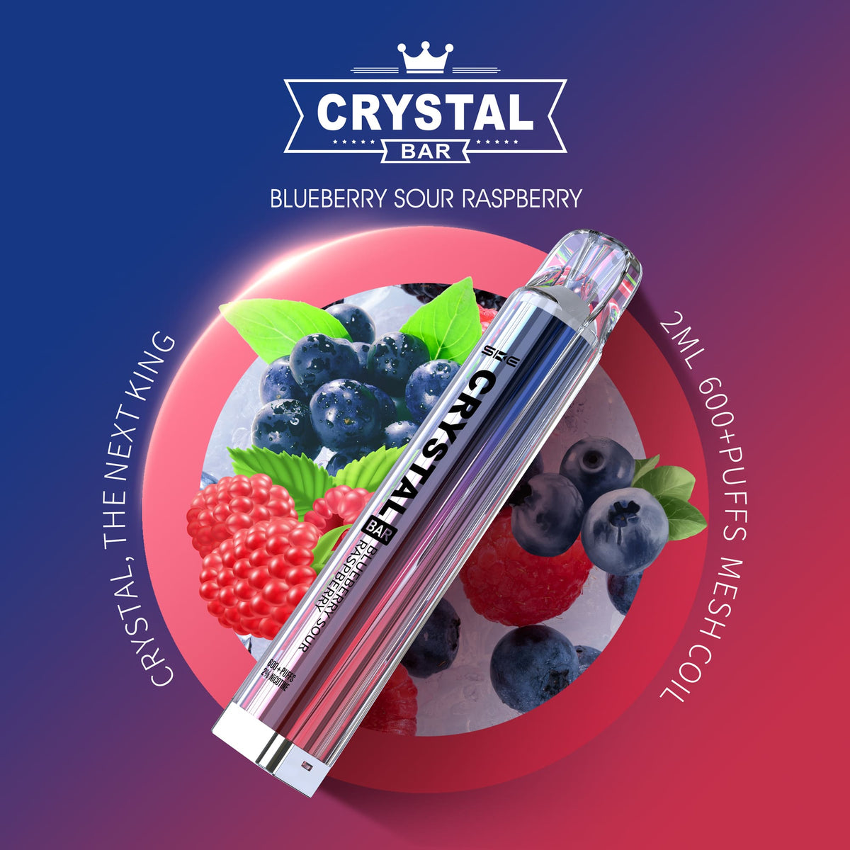 SKE Crystal Bar 600 - 2% Nikotin / 10 Stück - McVapes