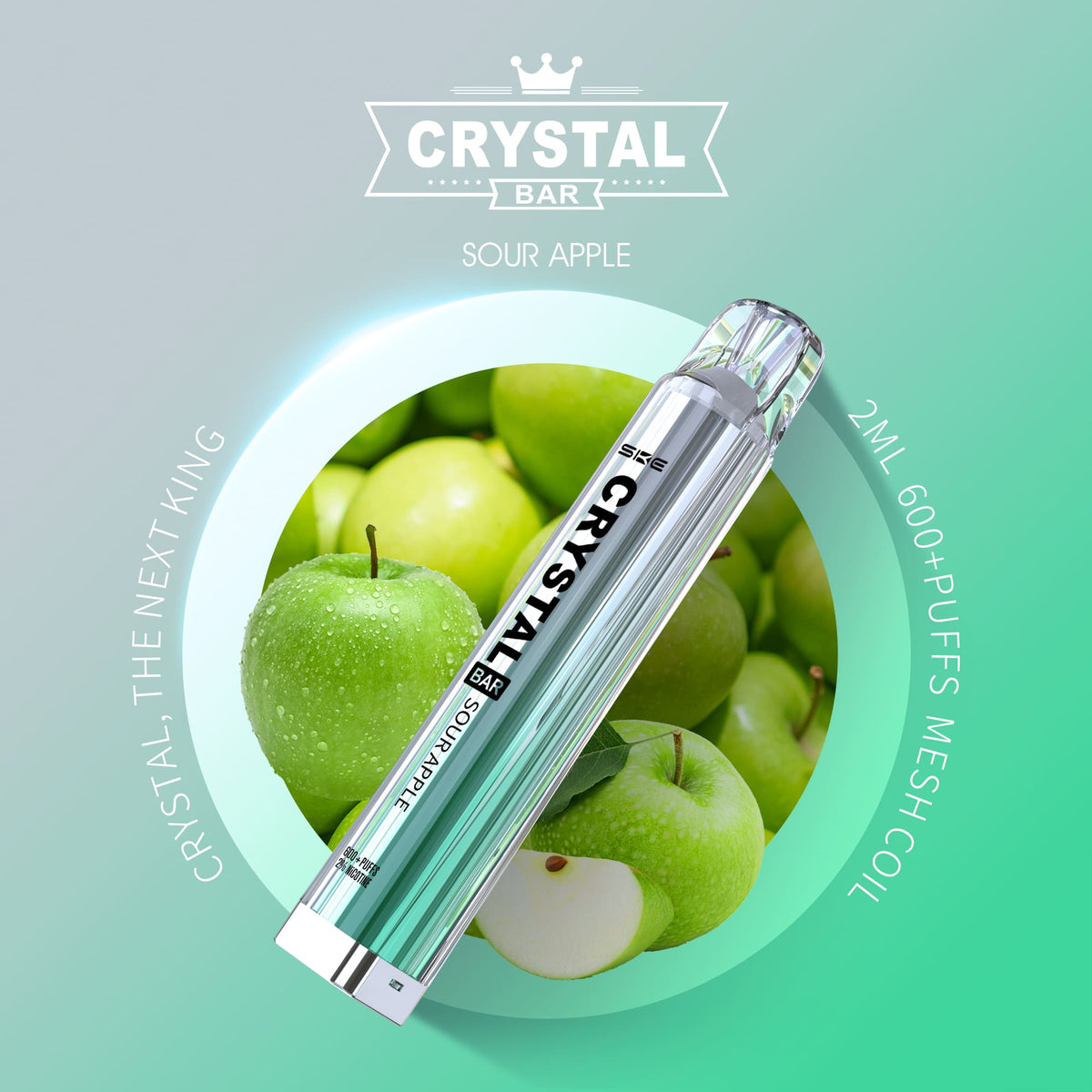SKE Crystal Bar 600 - 2% Nikotin / 10 Stück - McVapes