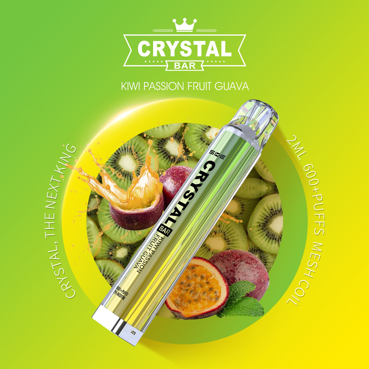 SKE Crystal Bar 600 - 2% Nikotin / 10 Stück - McVapes
