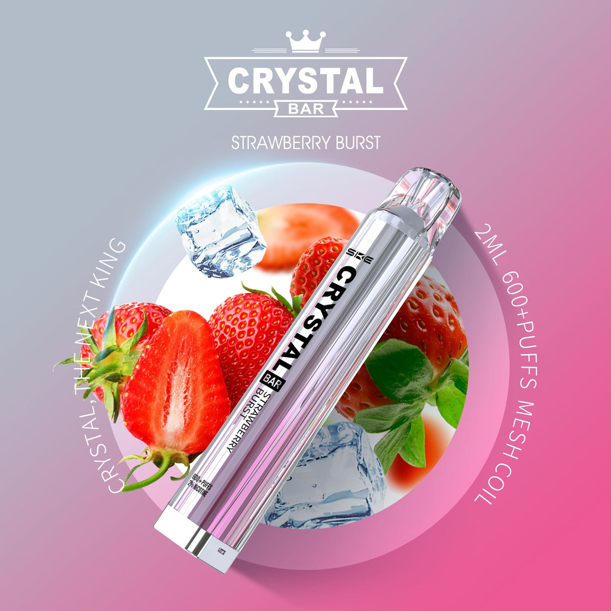 SKE Crystal Bar 600 - 2% Nikotin / 10 Stück - McVapes
