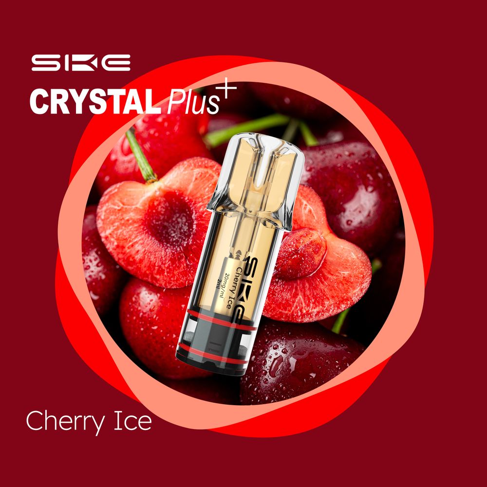 SKE Crystal Bar Plus (2Stück pro Packung) - Mehrweg Pod System - 2% Nikotin / 10 Stück - McVapes