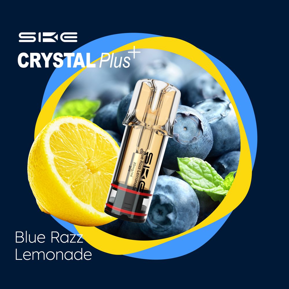 SKE Crystal Bar Plus (2Stück pro Packung) - Mehrweg Pod System - 2% Nikotin / 10 Stück - McVapes
