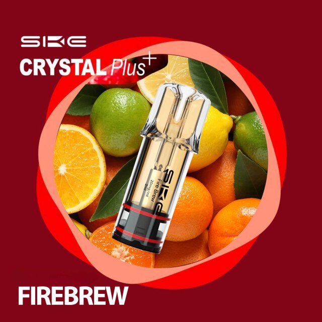 SKE Crystal Bar Plus (2Stück pro Packung) - Mehrweg Pod System - 2% Nikotin / 10 Stück - McVapes