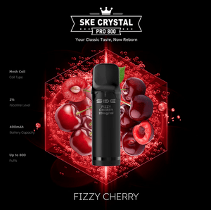 SKE Crystal Pro 800 - 2% Nikotin (2 Stk. pro Packung) - Mehrweg Pod System / 10 Stück - McVapes