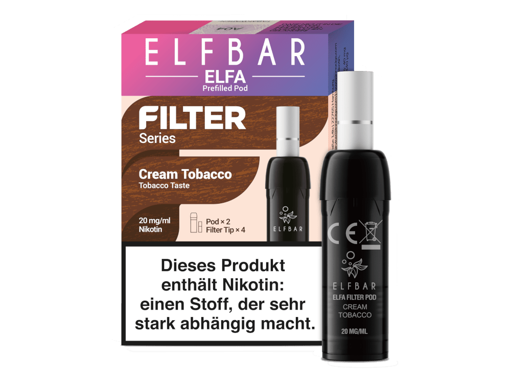 Vorbestellung: Elfbar Elfa Pod - Filter Series (2 Stück pro Packung) / 10 Packungen - McVapes
