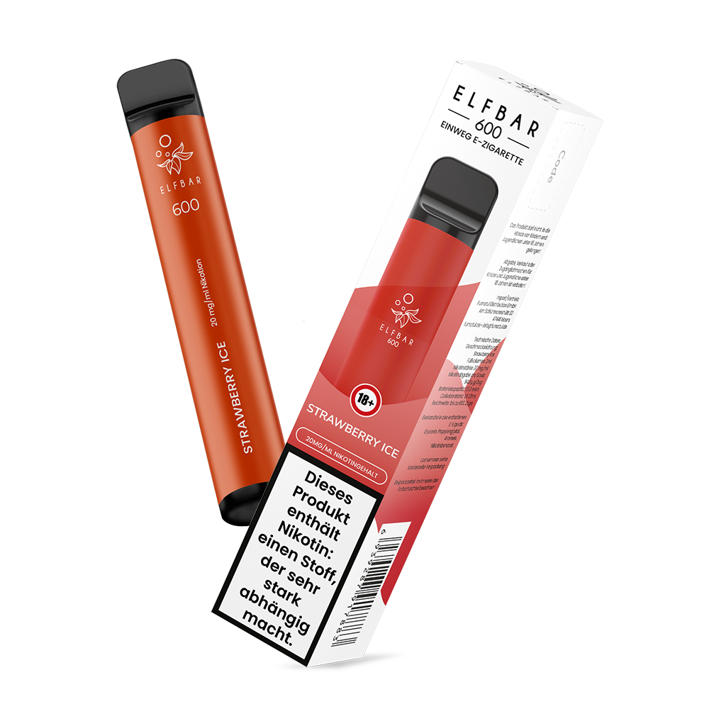 Elfbar 600 - 0% Nikotin / 10 Stck McVapes Elfbar 600 - 0% Nikotin / 10 Stck McVapes