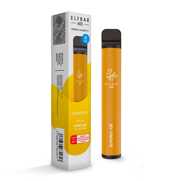 Elfbar 600 - 0% Nikotin / 10 Stck McVapes Elfbar 600 - 0% Nikotin / 10 Stck McVapes